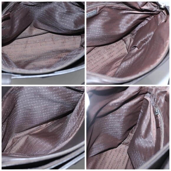 BURBERRY Nova Check Tote Bag PVC Black Auth th6087 - Picture 16 of 16